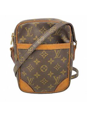 Louis Vuitton Shoulder Bag Monogram Danube Brown